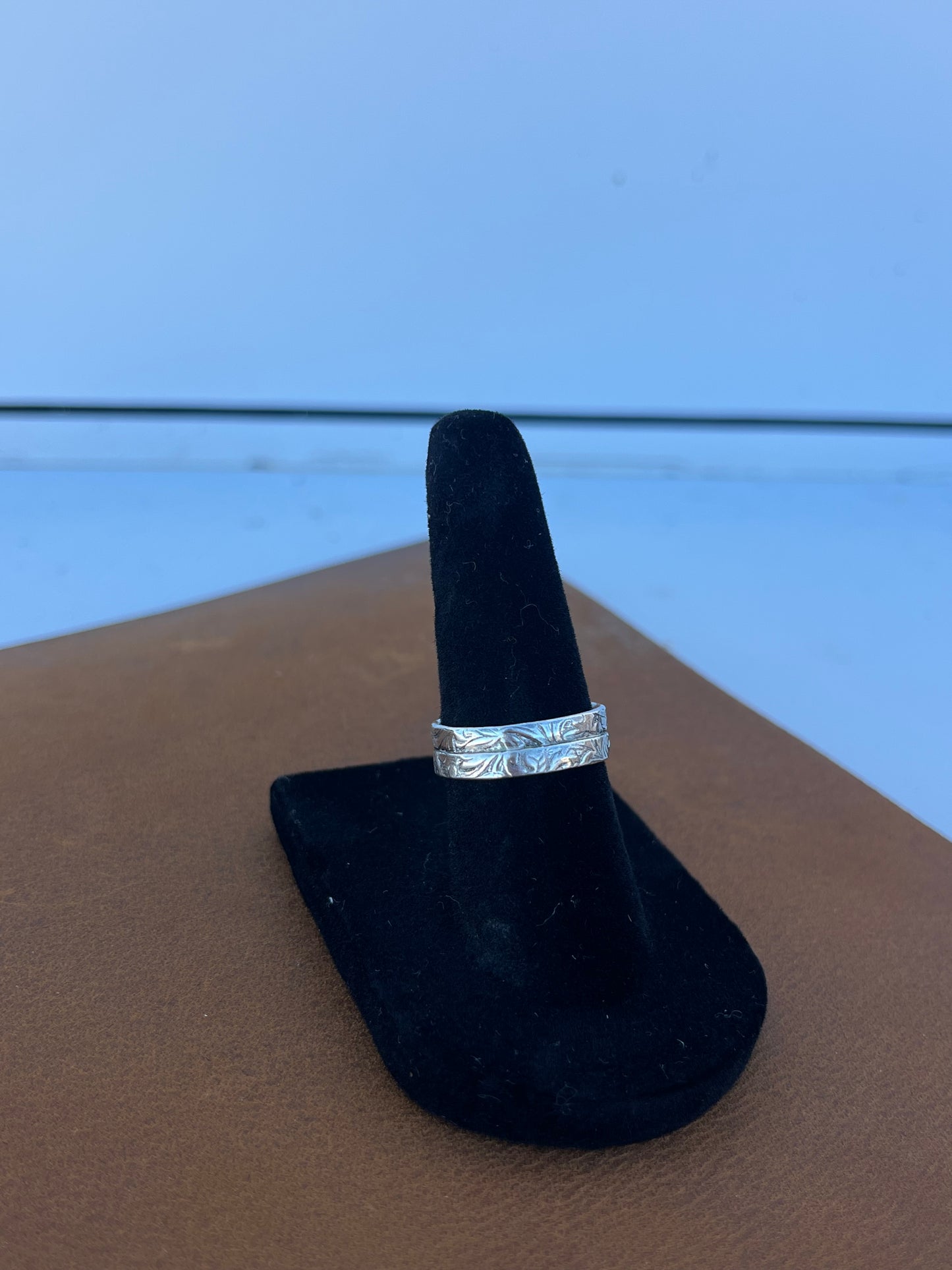 Double Stack Sterling Silver Ring