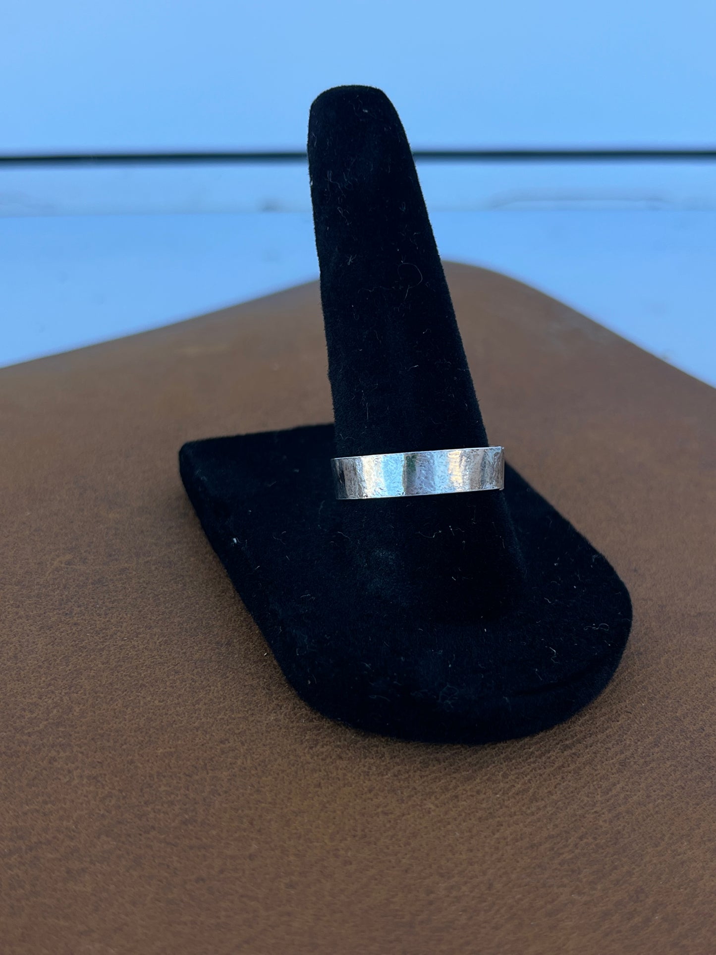 Hammered Sterling Silver Stacker