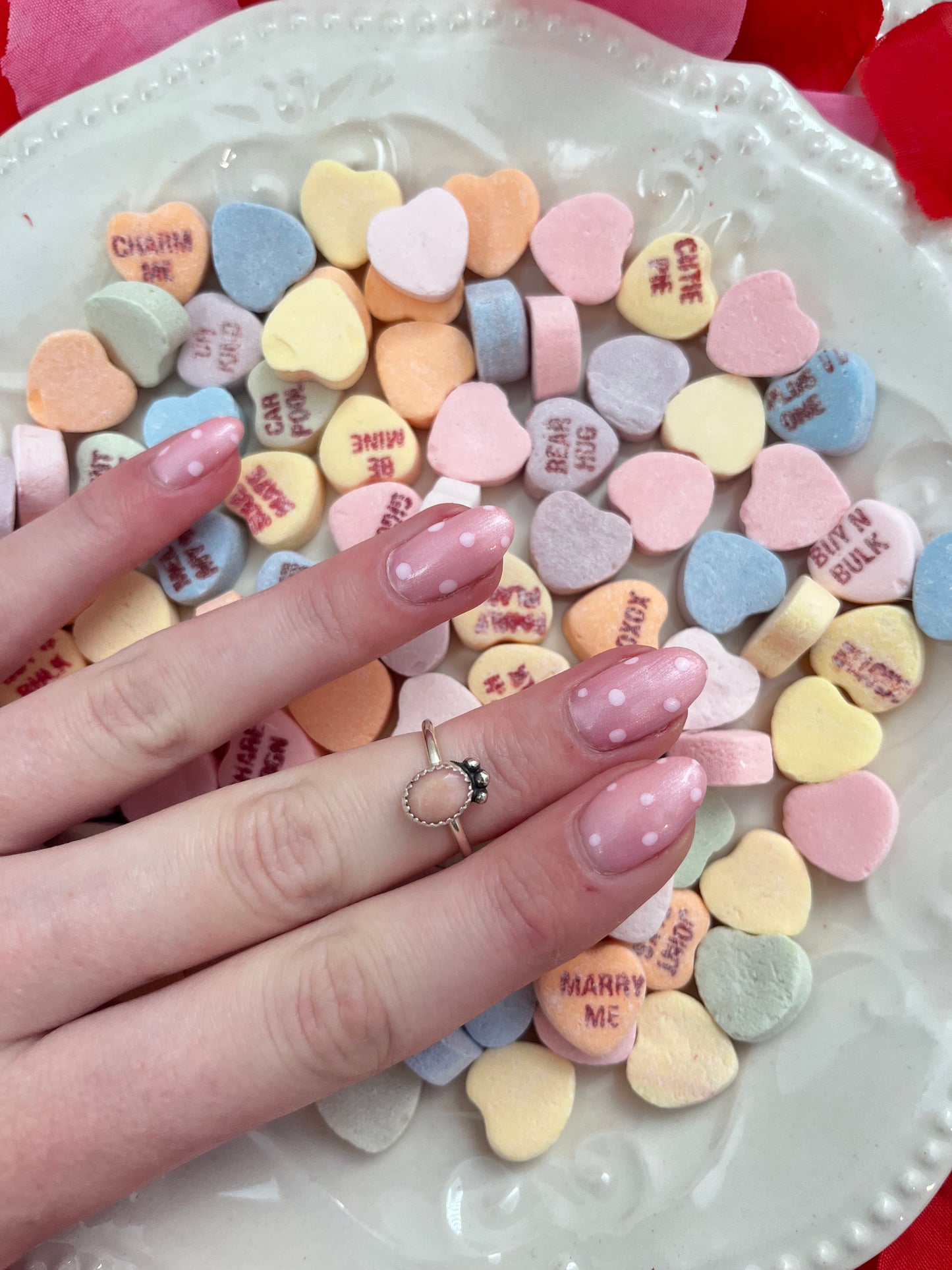 Mini Pink Conch Ring