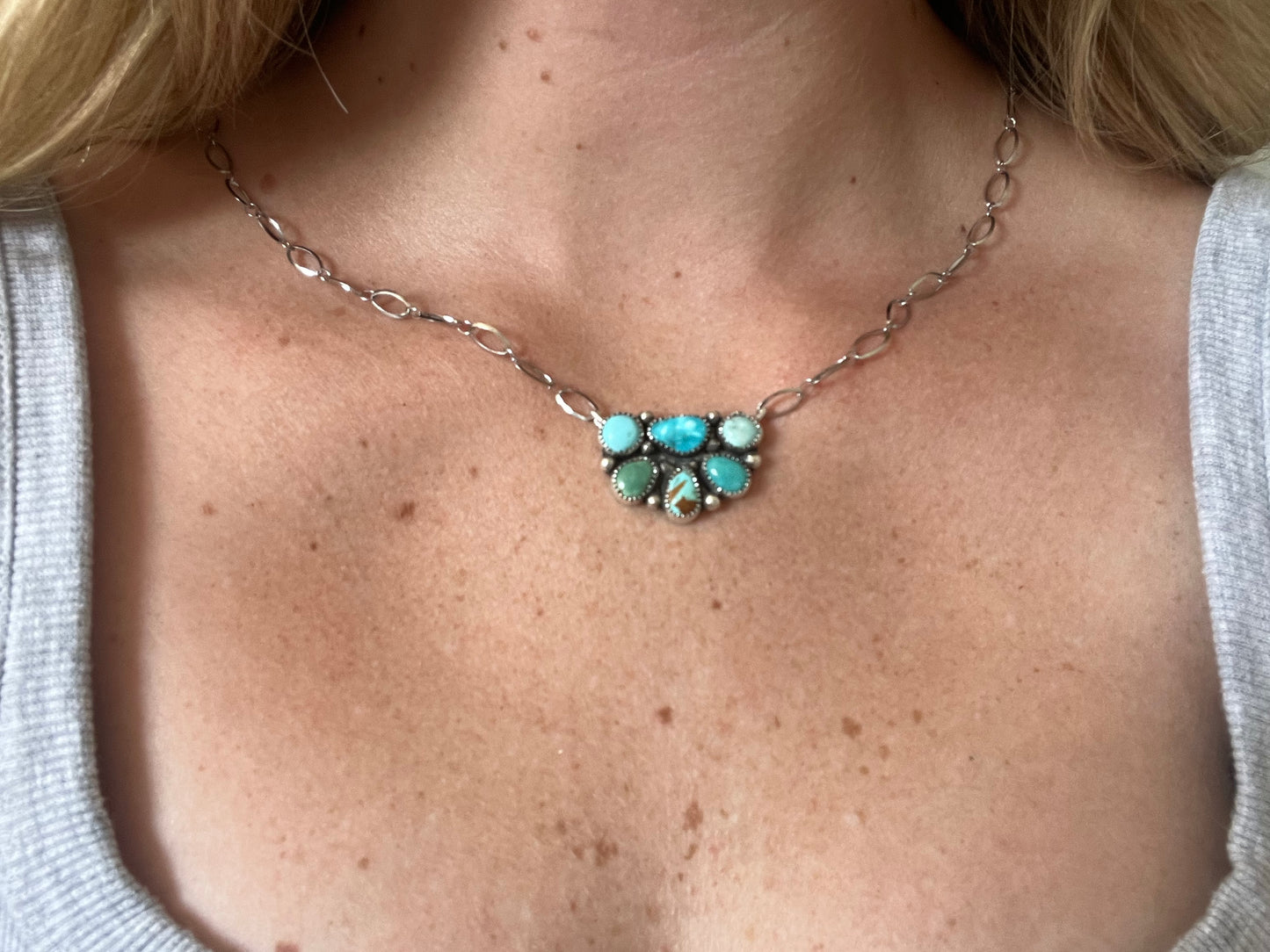 Half Cluster Necklace