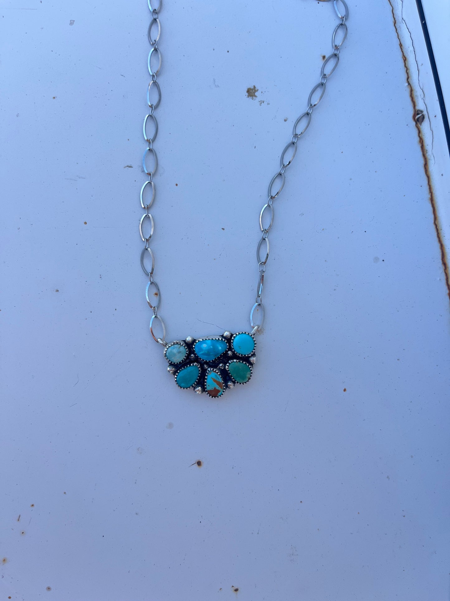 Half Cluster Necklace
