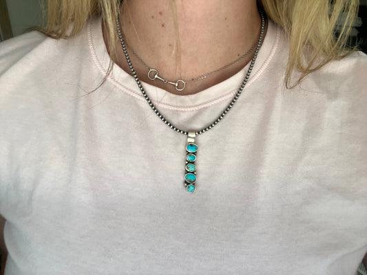 Turquoise Drop Pendent