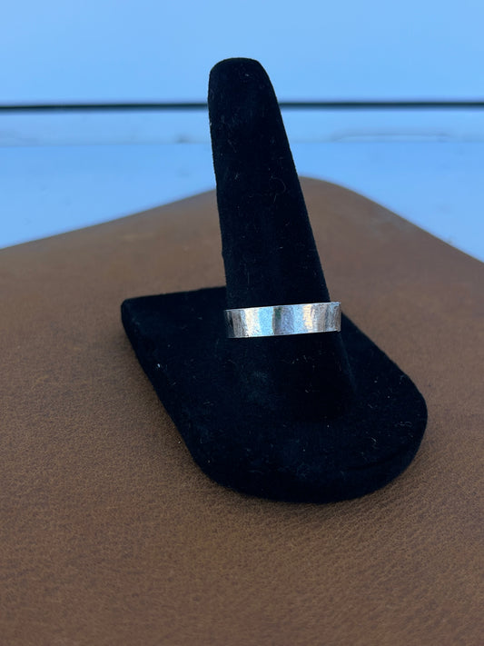 Hammered Sterling Silver Stacker