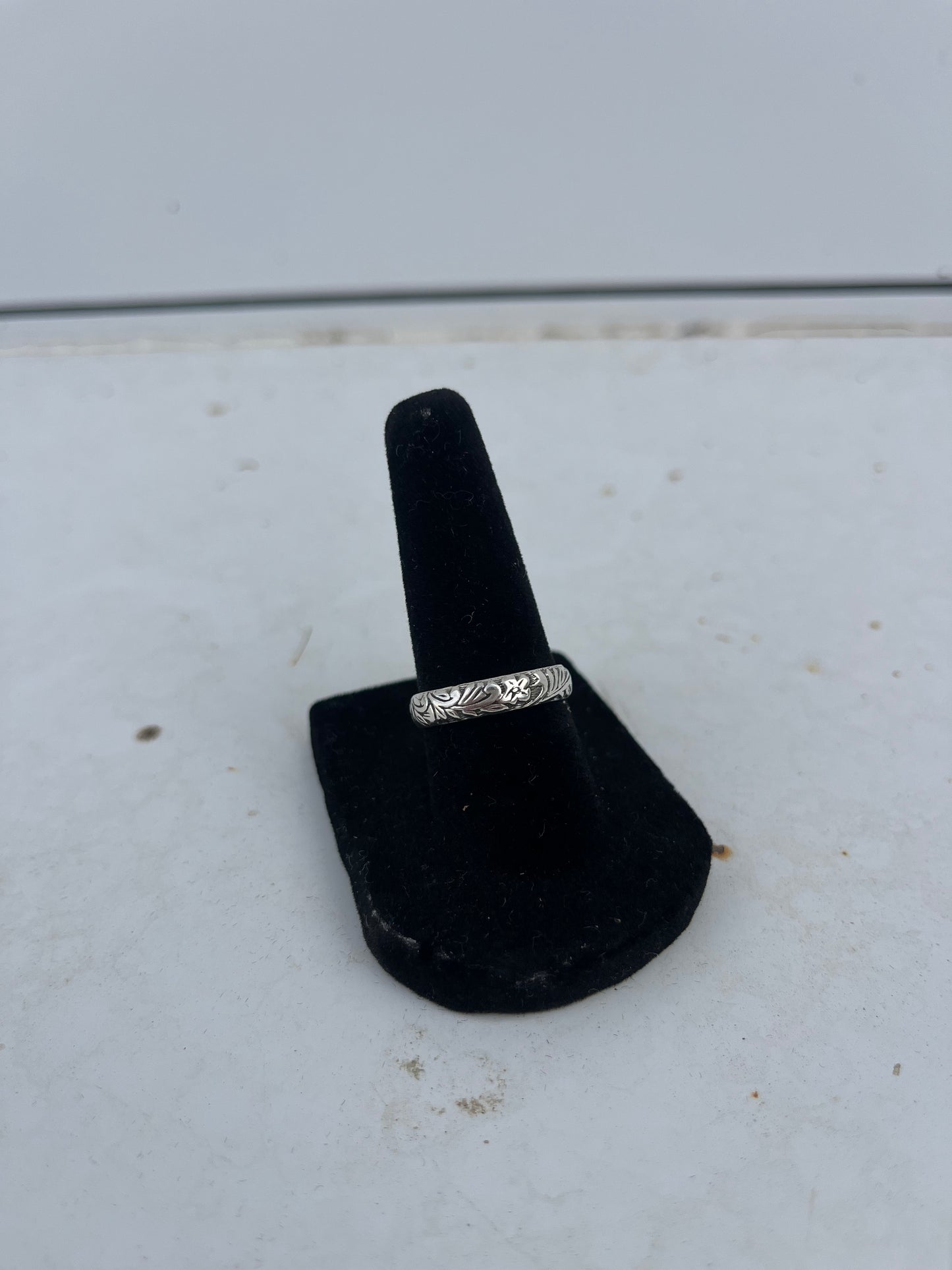 Floral Stacker Ring