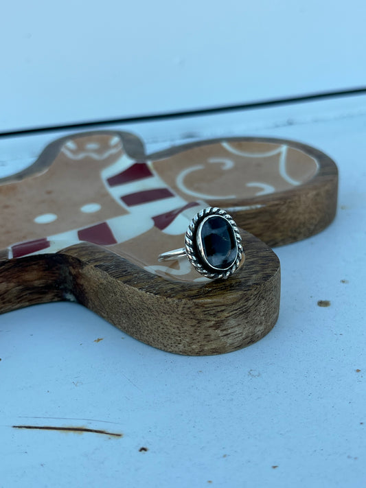 White Buffalo Rope Ring